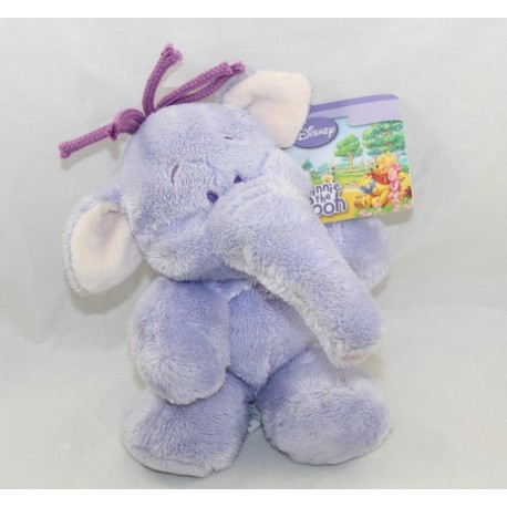 Elefante de felpa Lumpy DISNEY NICOTOY pies grandes púrpura 20 cm NUEVO