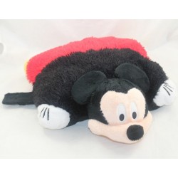 Peluche coussin Mickey DISNEY pillow pets rouge et noir 35 cm