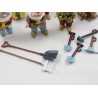 Set of mini dwarf dolls DISNEY SIMBA TOYS Snow White and the 7 dwarfs articulated figurines 12 cm