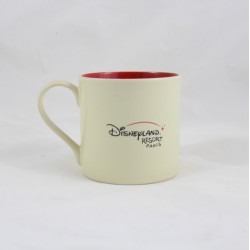 Mug Mickey DISNEYLAND PARIS lettre S tasse céramique beige rouge