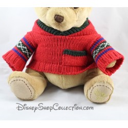 Plush Winnie the Pooh DISNEY STORE red sweater 30 cm