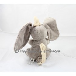 Peluche musicale elefante Dumbo DISNEY NICOTOY grigio beige cm 20