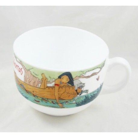 Ciotola Pocahontas DISNEY Arcopal John Smith Kocoum Meeko ceramica bianca 16 cm