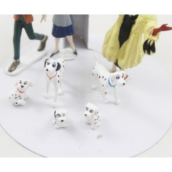 Lot de 8 figurines Les 101 Dalmatiens DISNEY pvc chiens Cruella