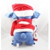 Peluche Stitch DISNEYLAND PARIS Père Noël écharpe et gants 38 cm