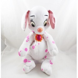 Peluche Sloe Cane dalmata DISNEY Mattel vintage ragazza pois bianco rosa 42 cm