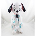 Peluche Domino chien dalmatien DISNEY Mattel vintage garçon blanc pois bleu 42 cm