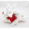 Peluche Tigrou DISNEY STORE renna bianco naso rosso lucido 20 cm