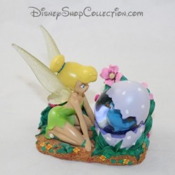 Snow globe fée Clochette DISNEY Peter Pan boule à neige oeuf oiseau 10 cm