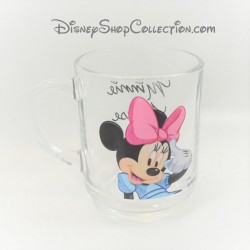Mug en verre Minnie DISNEY rose Minnie mouse 10 cm