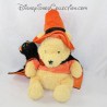 Peluche Winnie the Pooh DISNEYLAND PARIS cappello arancione gatto nero Disney 23 cm