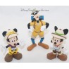 Set von Disney Safari Figuren Mickey, Minnie, Goofy, Daisy, Donald und Loulou