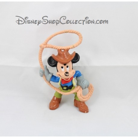 Figurine Mickey BULLYLAND Cowboy lasso Bully 6 cm Figurine Mickey BULLYLAND Cowboy lasso Bully 6 cm
