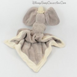 Doudou mouchoir éléphant Dumbo NICOTOY Disney gris beige 45 cm