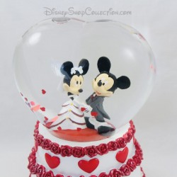 Schneekugel Mickey und Minnie DISNEYLAND PARIS Hochzeit