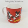 Mug Mickey DISNEYLAND PARIS evolution 1928 to today red cup Disney 9 cm