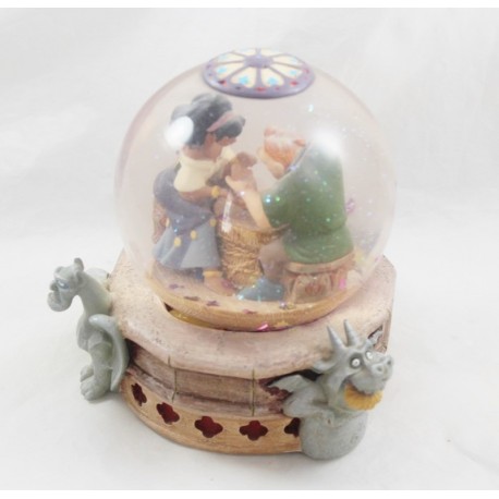 Snow globe musical Esmeralda Quasimodo DISNEY Le Bossu de Notre Dame Heaven's Light boule à neige 16 cm