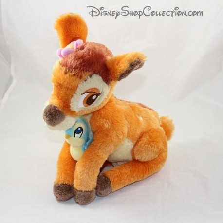 Peluche Bambi DISNEYLAND PARIS uccello blu 23 cm