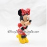 Figurine Minnie DISNEY robe rouge pois blanc en pvc amie de Mickey 14 cm