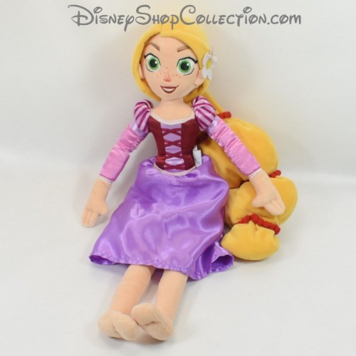 Muñeca de peluche princesa Rapunzel DISNEY STORE Rapunzel vestido chevel...