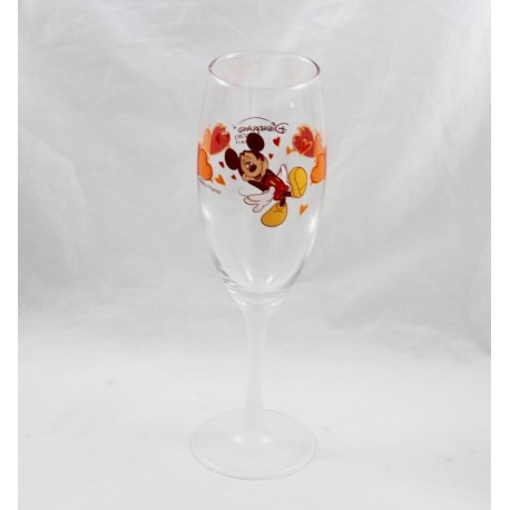 Champagnerflöte Mickey DISNEYLAND RESORT PARIS Glasherzen 19 cm