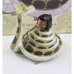 Figurine en résine Mowgli et Kaa HACHETTE Disney Le livre de la jungle statuette résine 11 cm