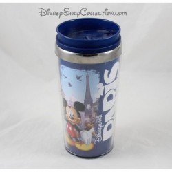 Thermos Mickey DISNEYLAND PARIS mug de voyage avec couvercle plastique 17 cm