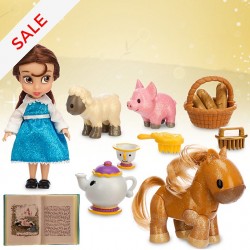 Mini doll playset Belle DISNEY STORE Animator's Beauty and the Beast