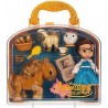 Mini muñeca Belle DISNEY STORE Animator's Beauty and the Beast maleta playset mini conjunto de cajas de muñecas