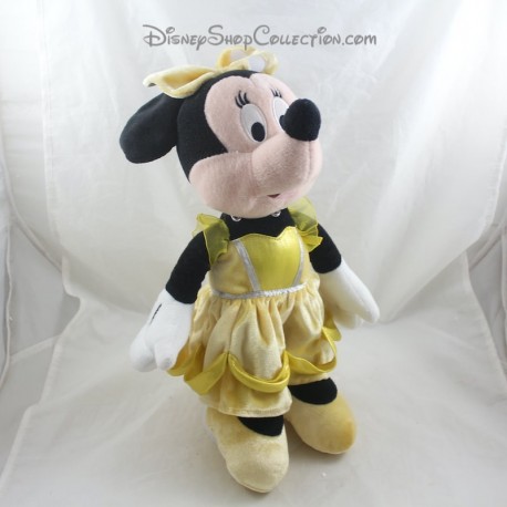 Peluche Minnie DISNEY vestito giallo come la principessa Belle