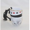 Ornament gestapelte Tasse Tea Time DISNEYLAND PARIS Alice im Wunderland Disney Keramikbecher 7 cm