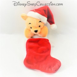 Calcetín de Navidad Winnie the Pooh EURO DISNEY vintage felpa 50 cm