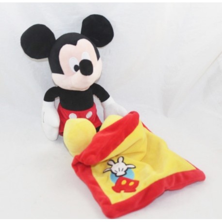 Pañuelo de felpa Mickey DISNEY SIMBA TOYS Guante amarillo rojo Nicotoy pantalones cortos 30 cm