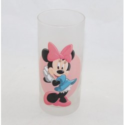 Minnie Tall Glas DISNEYLAND RESORT PARIS Charmant rosa Disney 13 cm