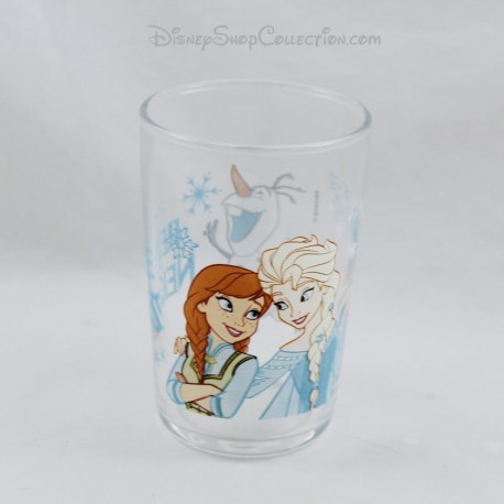 Glass Elsa, Anna and Olaf DISNEY AMORA mustard Frozen's