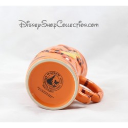 Embossed mug Tigger DISNEYLAND PARIS Orange ceramic mug 