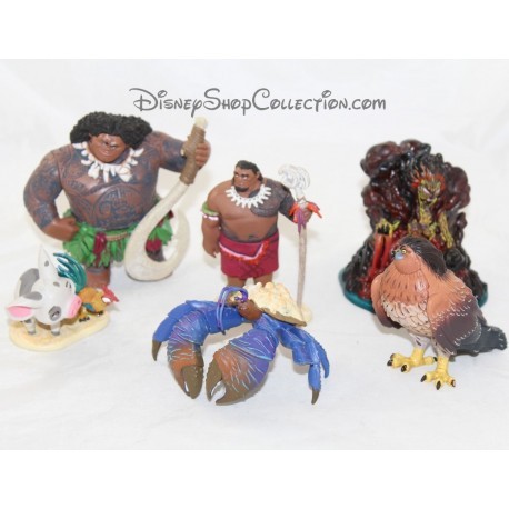 Set di 6 statuine DISNEY Vaiana playset pvc 6 cm