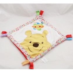 Flat cuddly toy Winnie the Pooh DISNEY NICOTOY square sun flower bird 24 cm