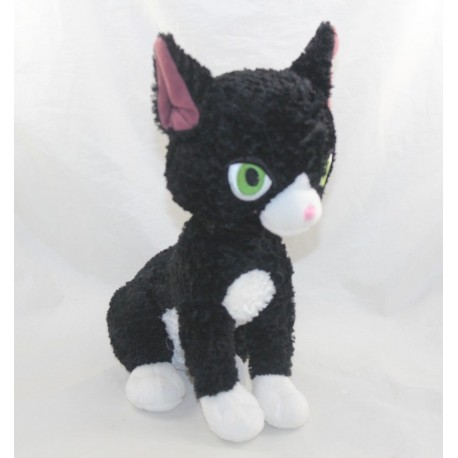 Plush Mitten cat DISNEYLAND PARIS Volt Star in spite of himself black 34 cm