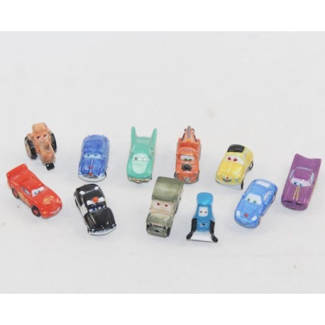 Set of beans cars Cars DISNEY 11 beans ceramic glossy