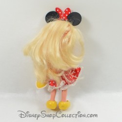 Mini poupée I love Minnie FAMOSA DISNEY blonde robe rouge sac jaune 19 cm