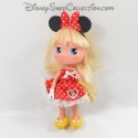 Mini poupée I love Minnie FAMOSA DISNEY blonde robe rouge sac jaune 19 cm