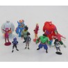 Set di 11 statuine I nuovi eroi DISNEY PIXAR diversi personaggi pvc 8 cm