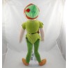 Muñeca de peluche Peter Pan sombrero DISNEY STORE pluma roja 55 cm