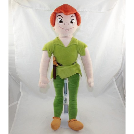Plush doll Peter Pan DISNEY STORE hat feather red 55 cm