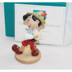 Figurine WDCC Pinocchio DISNEY Look out, World ! porcelaine Bruce Lau RARE 13 cm (R7)