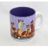 Mug scene Beauty and the tramp DISNEY STORE scene from the film group photo cup 10 cm