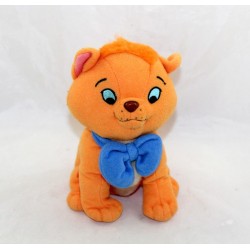 Plush cat Toulouse DISNEY orange blue knot The Aristocats 18 cm