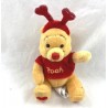 Mini plush Winnie the Pooh DISNEY STORE Valentine's Day headband heart red 12 cm