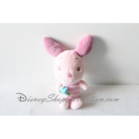 Peluche Porcinet NICOTOY fleur bleu Disney 27 cm